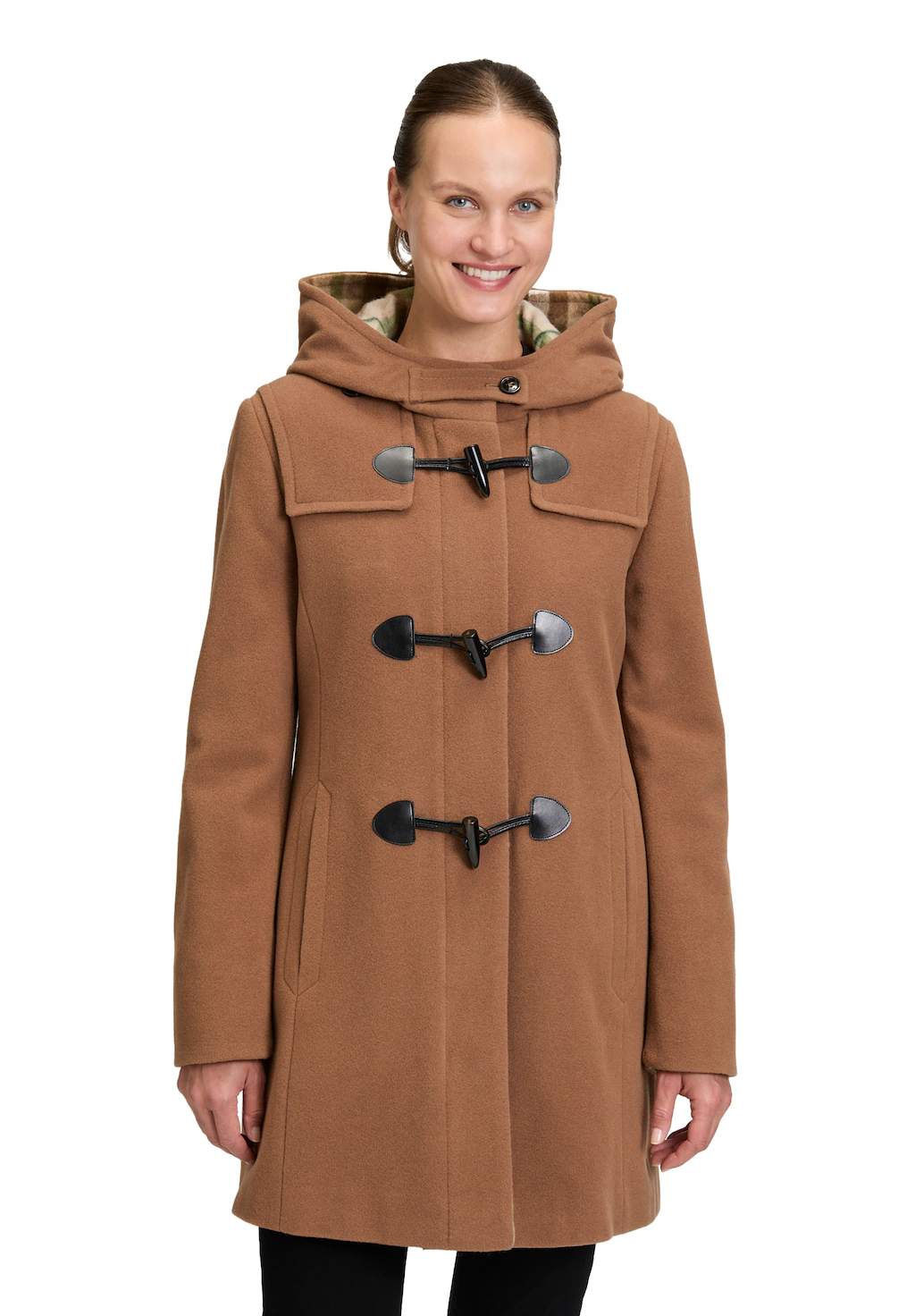 Gil Bret Outdoorjacke "Gil Bret Damen Dufflecoat mit Kapuze", mit Kapuze günstig online kaufen