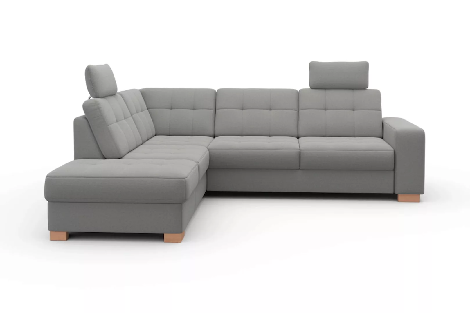 sit&more Ecksofa »Quincy L-Form«, wahlweise mit Bettfunktion und Bettkasten günstig online kaufen