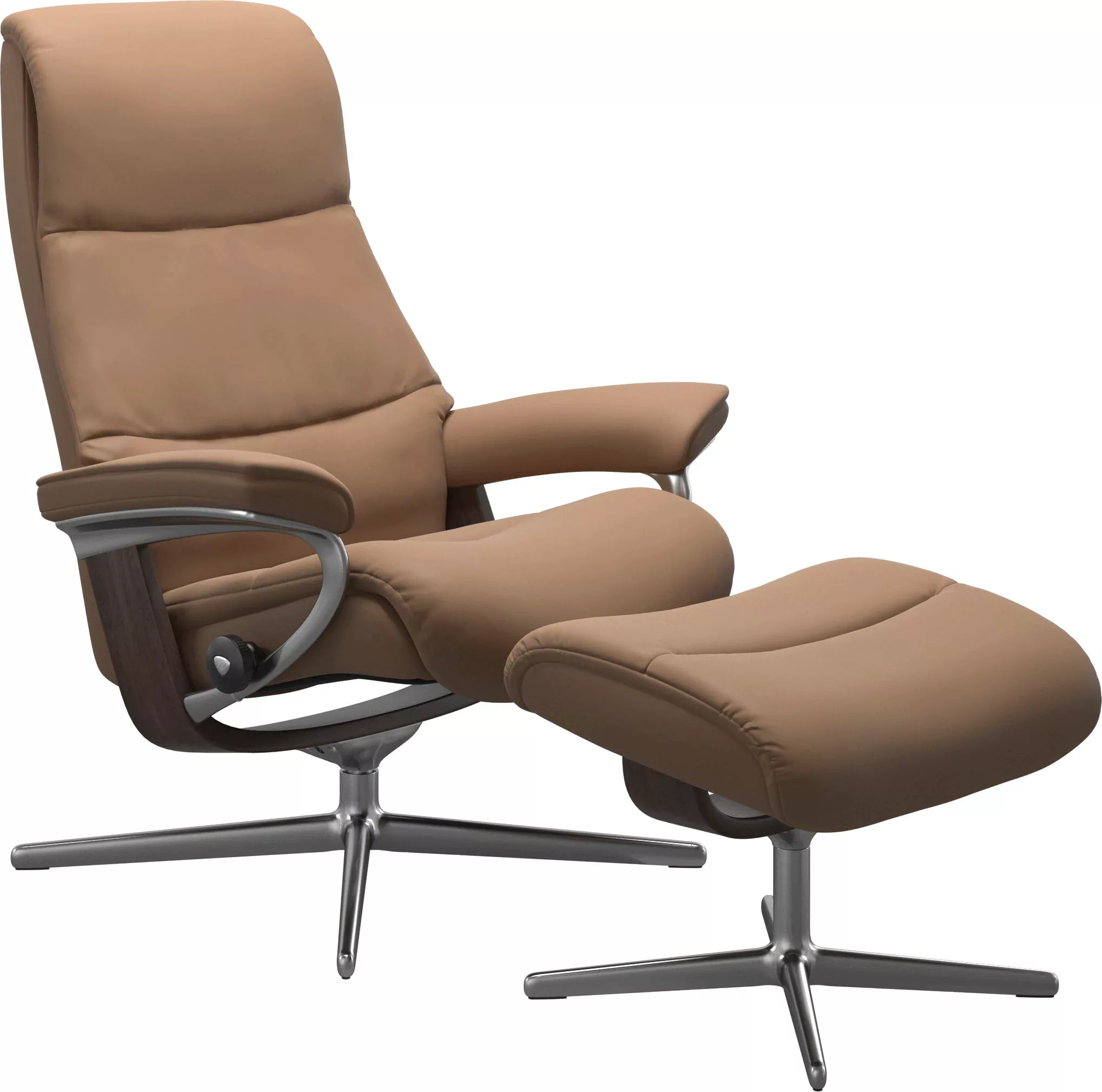 Stressless Relaxsessel "View", mit Cross Base, Größe S, M & L, Holzakzent W günstig online kaufen