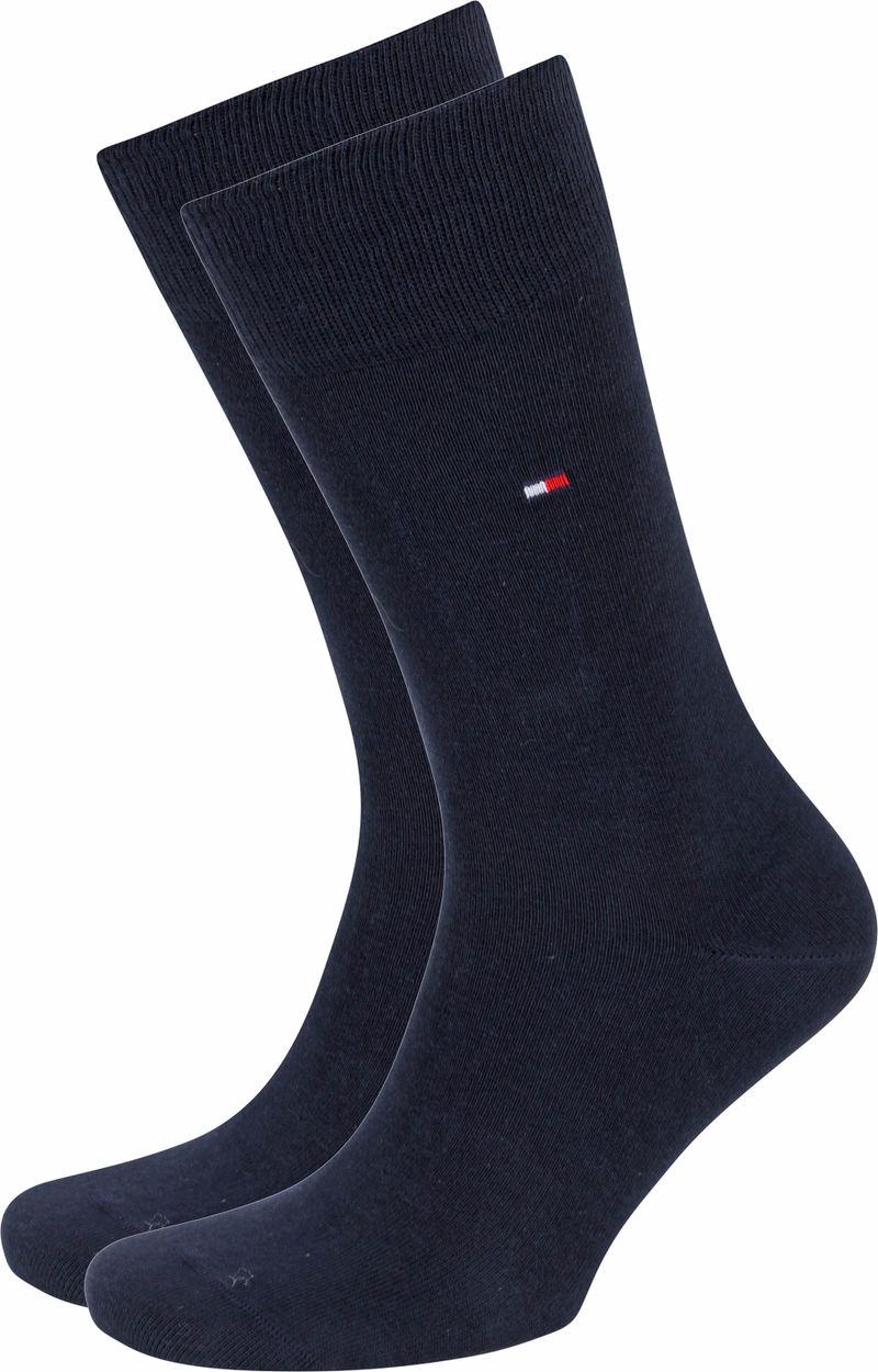 Tommy Hilfiger Classic 2-Pack Socken Dunkelblau - Größe 43-46 günstig online kaufen