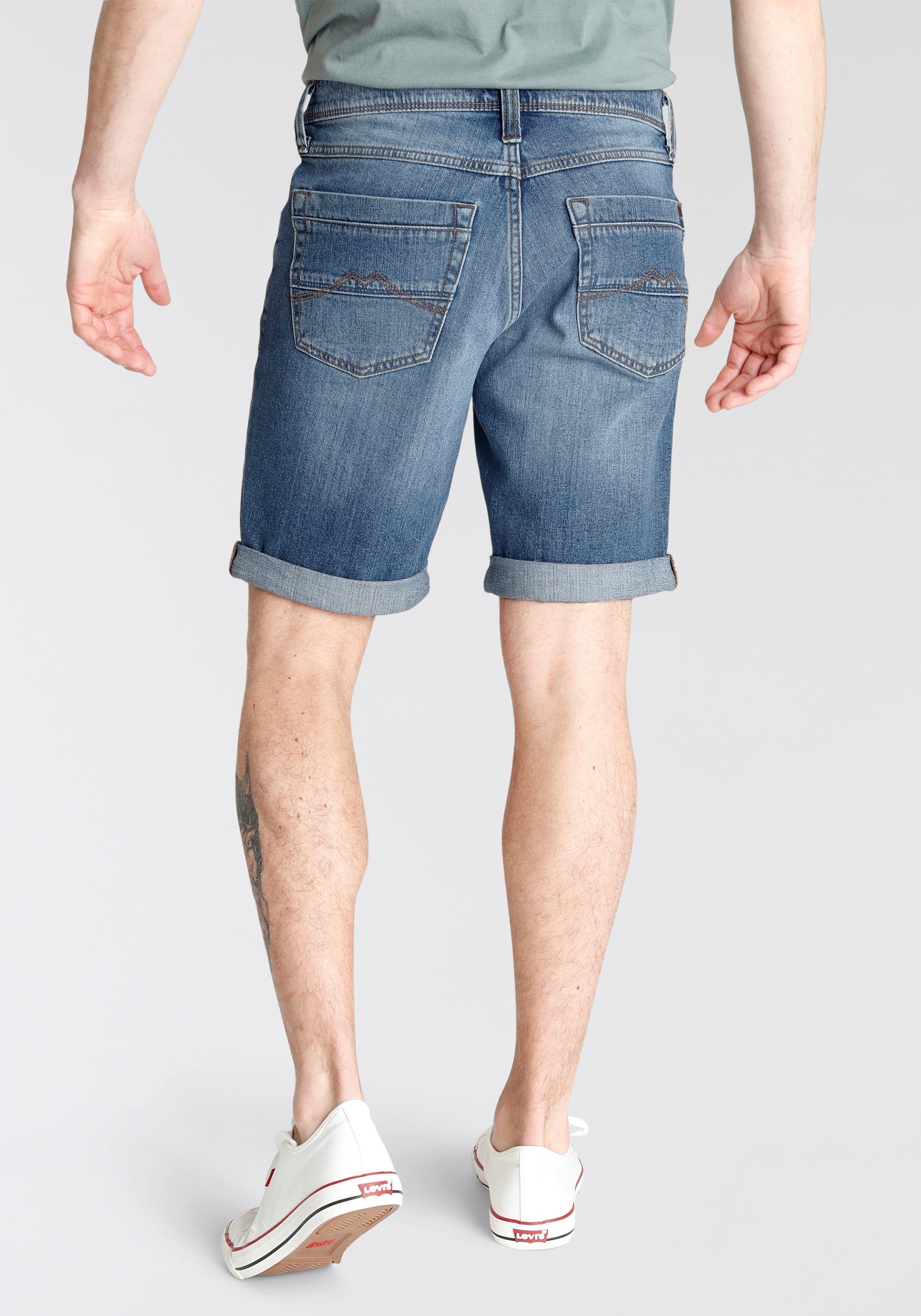 MUSTANG Jeansshorts Washington Sommerhose krempelbar, mit günstig online kaufen