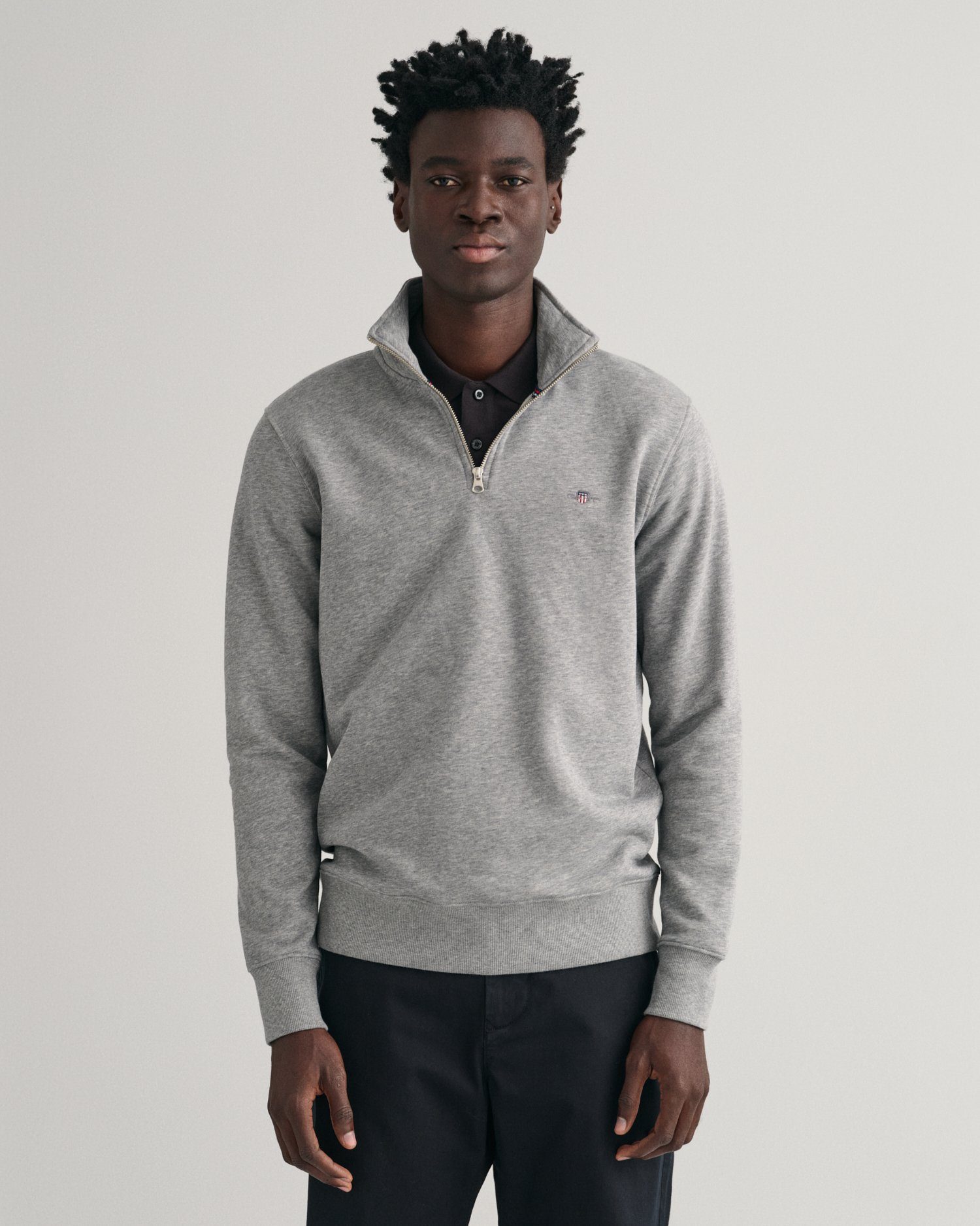 Gant Sweatshirt REG SHIELD HALF ZIP günstig online kaufen