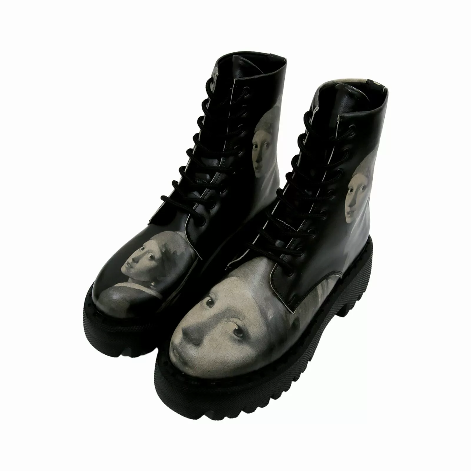 DOGO Chelseaboots "Damen Navy Girl with A Pearl Earring BW Vegan Damen Boot günstig online kaufen