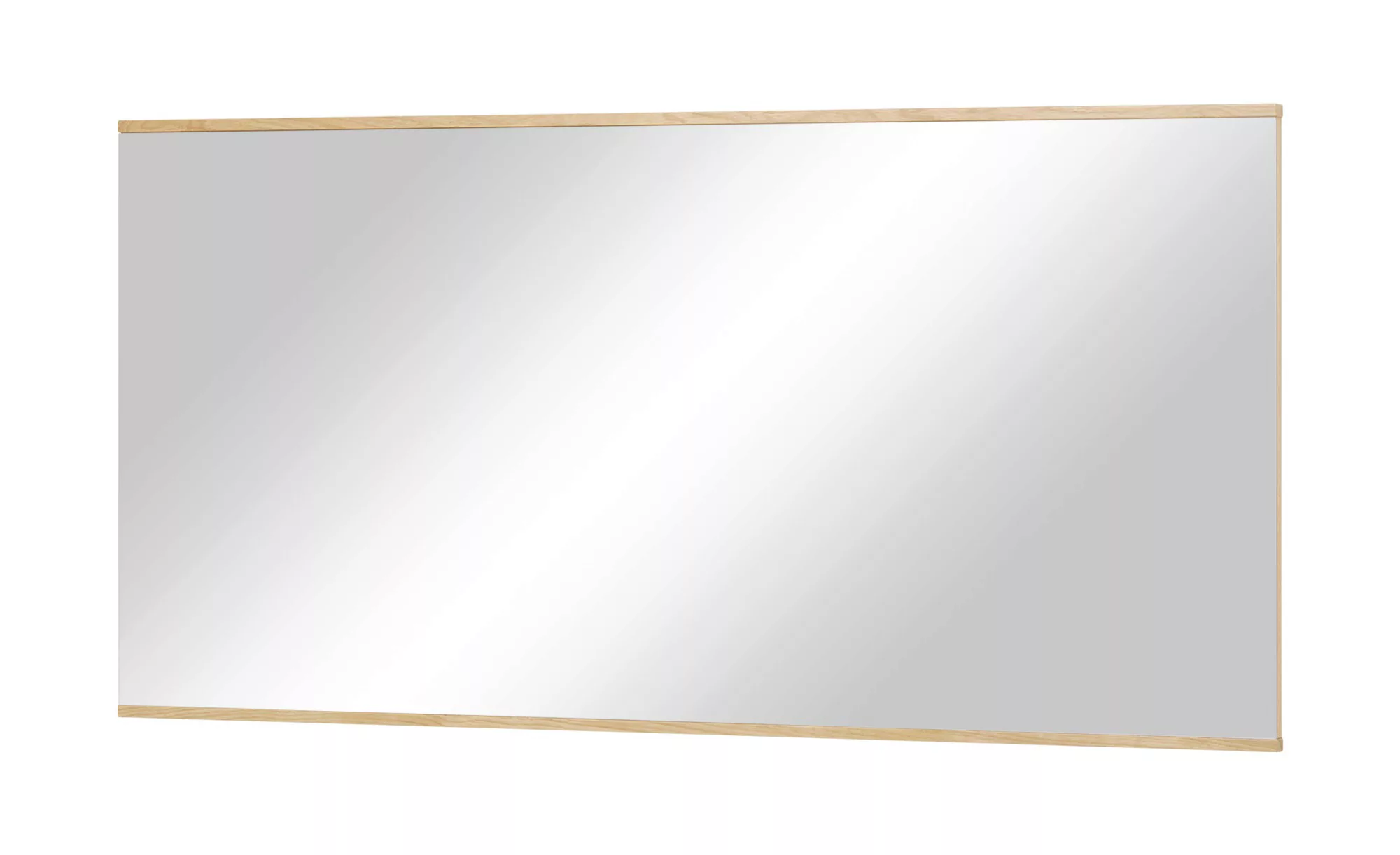 Spiegel  Longo ¦ holzfarben ¦ Glas , Aluminium, Holz ¦ Maße (cm): B: 123 H: günstig online kaufen