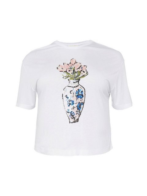Guido Maria Kretschmer Curvy T-Shirt Sissy (1-tlg) Pailletten günstig online kaufen