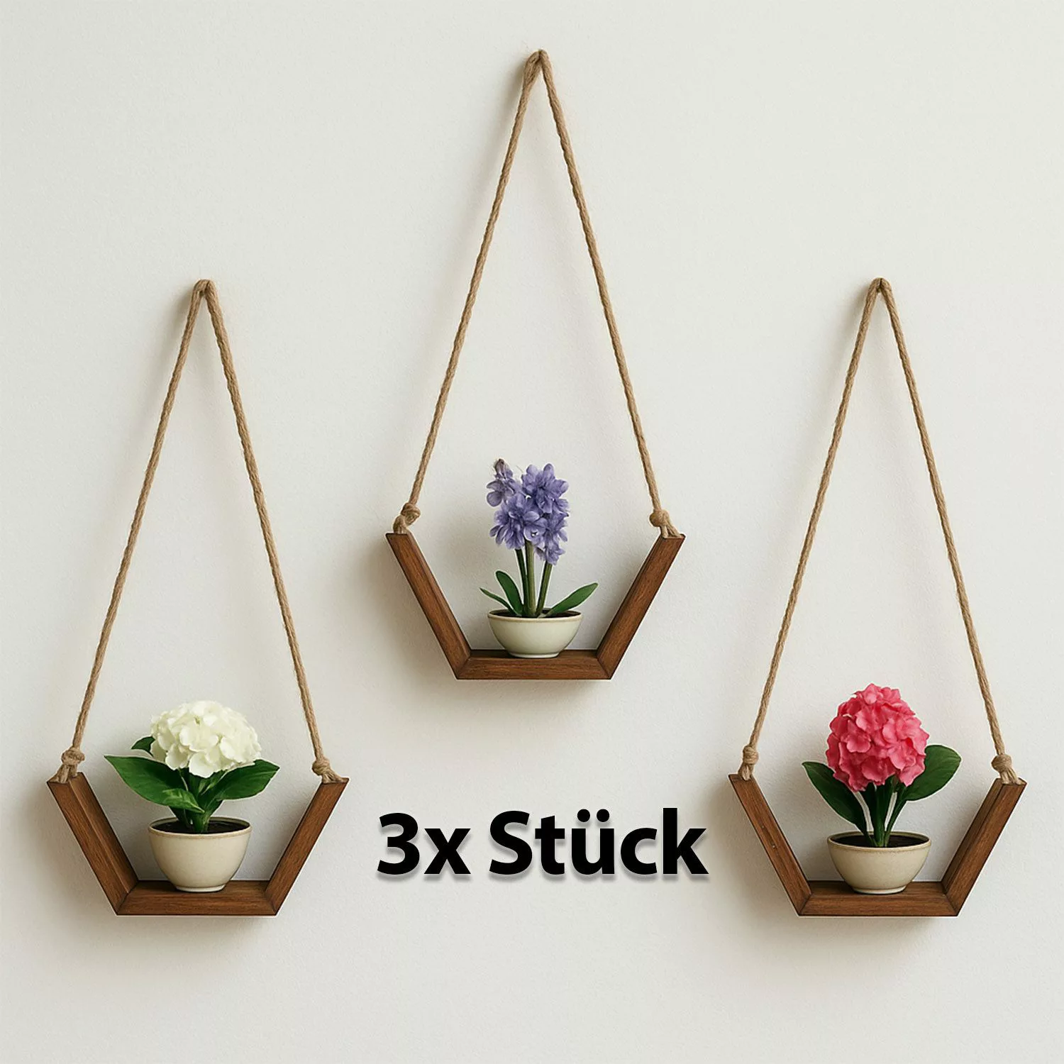 Jungengel Wandregal 3er Set Hängeregal Holz günstig online kaufen