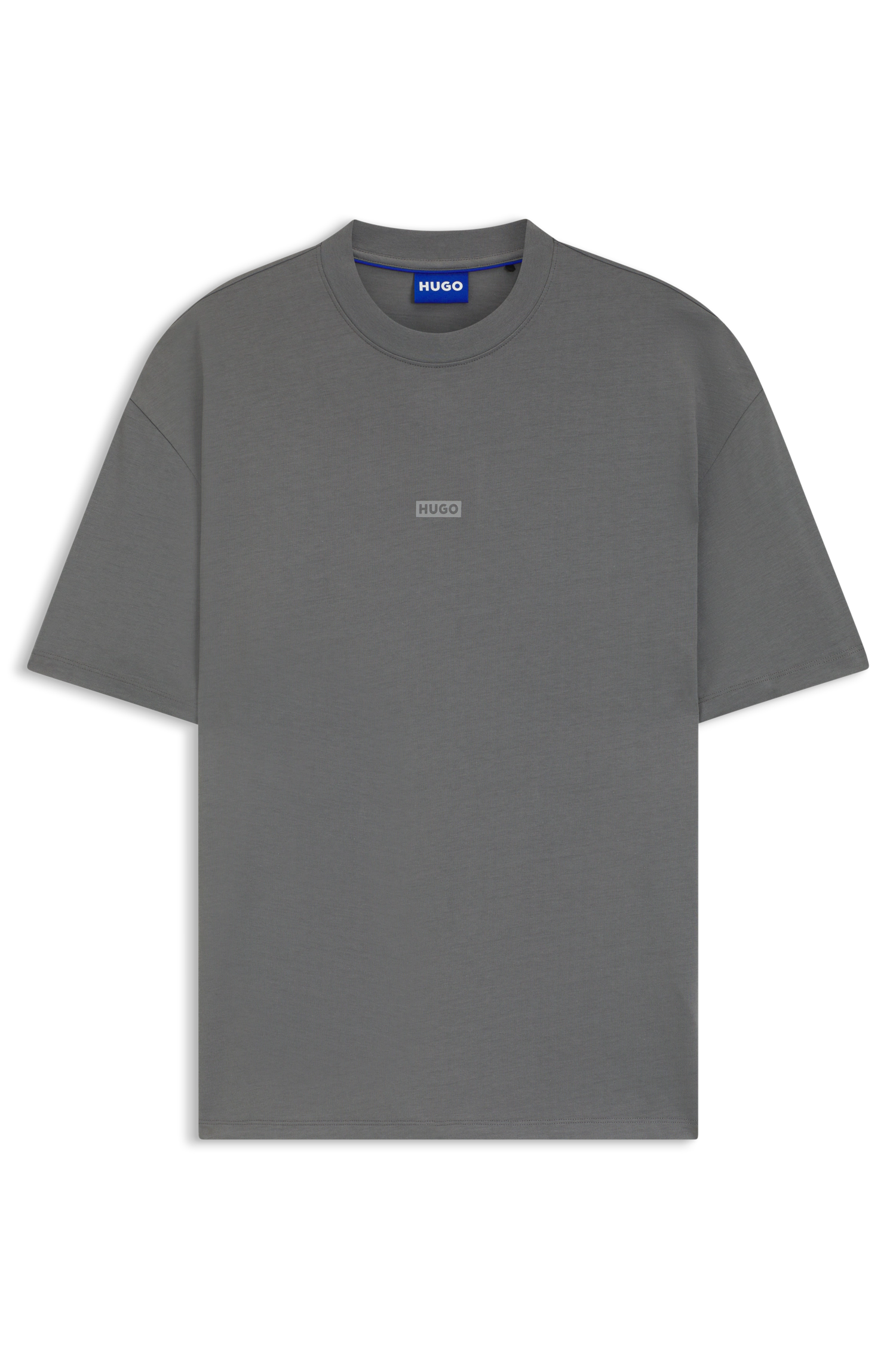 HUGO Blue T-Shirt "Nalono", mit Logodruck, Oversized Look mit Backprint günstig online kaufen