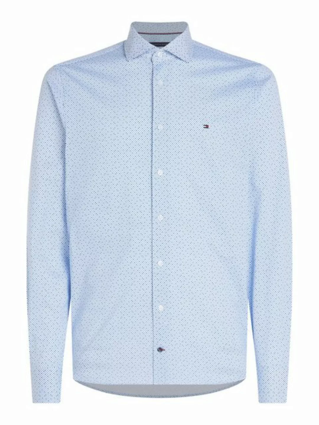 Tommy Hilfiger Langarmhemd CL KNITTED MINI DOT PRT SF SHIRT günstig online kaufen