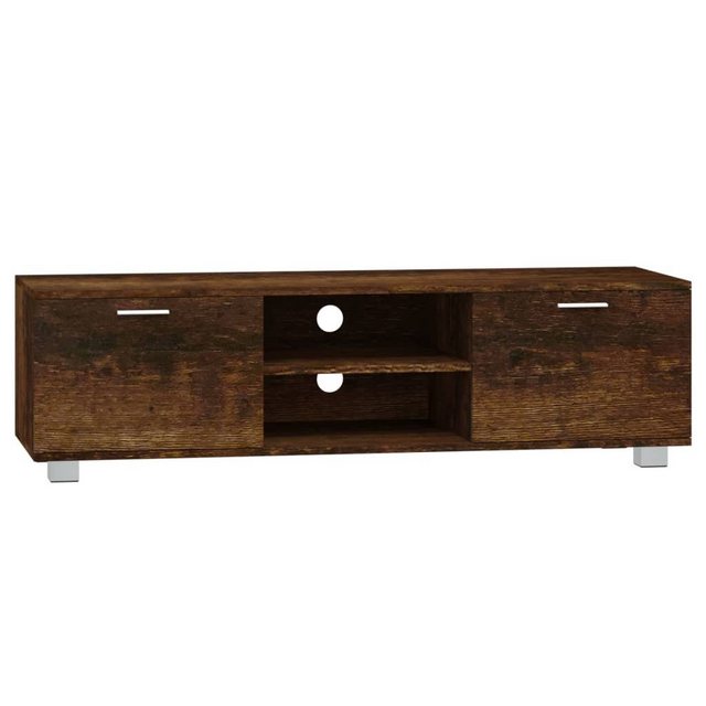 vidaXL TV-Schrank TV-Schrank Räuchereiche 140x40,5x35 cm Holzwerkstoff Lowb günstig online kaufen