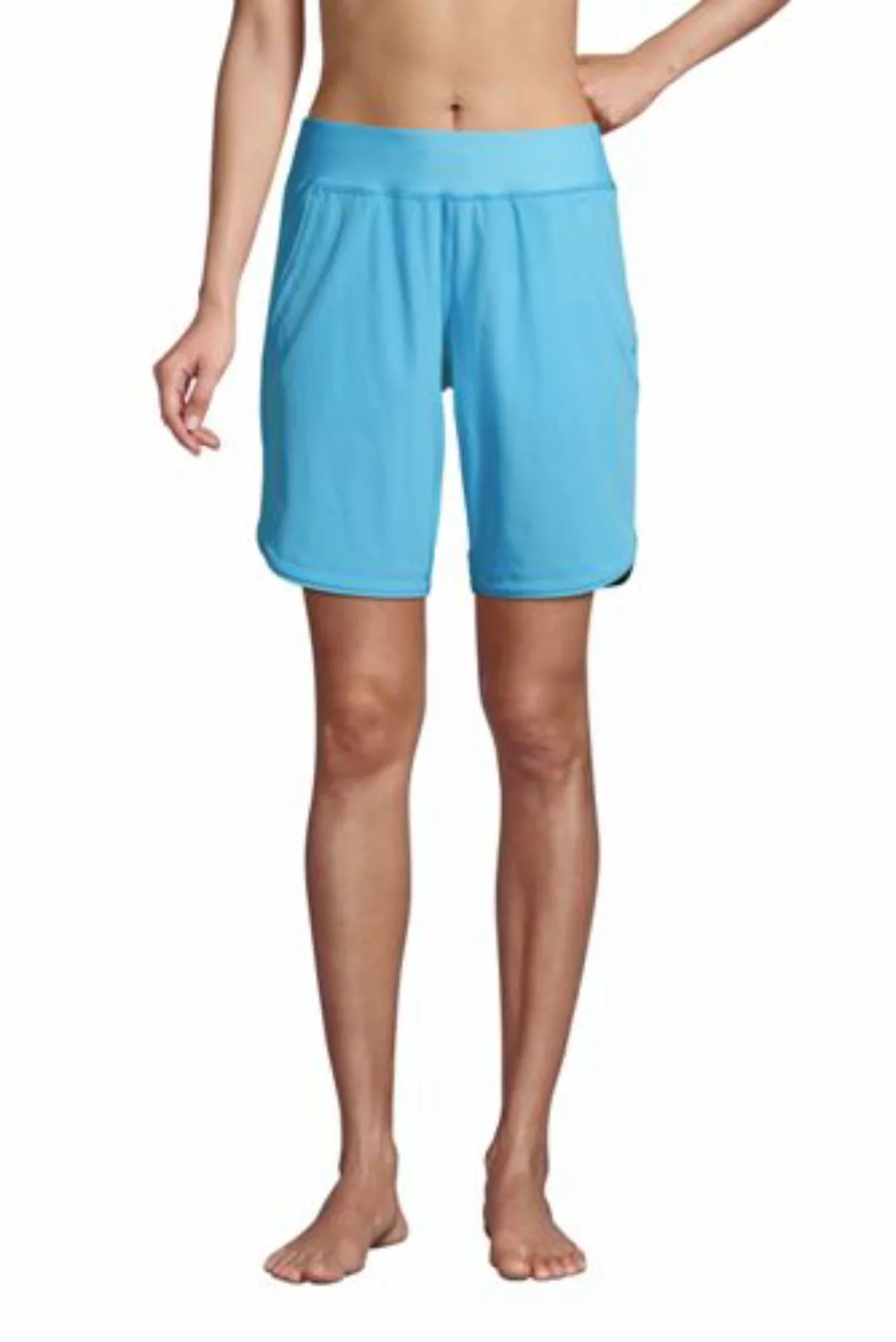 Badeshorts 22 cm, Damen, Größe: XS Normal, Blau, Polyester-Mischung, by Lan günstig online kaufen