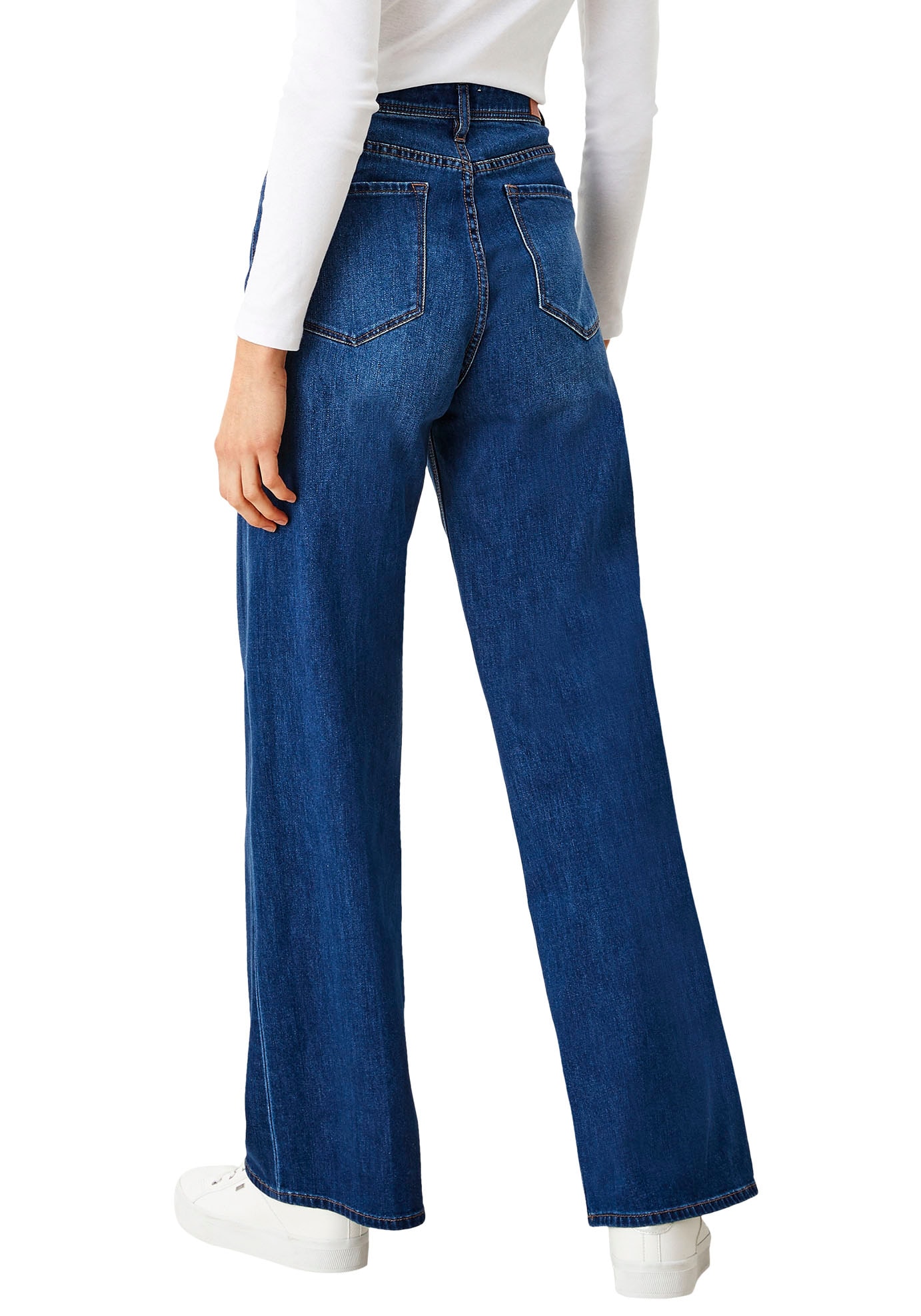 s.Oliver Bequeme Jeans s.Oliver Jeans Suri mit Wide Leg in Blue (1-tlg) Fiv günstig online kaufen