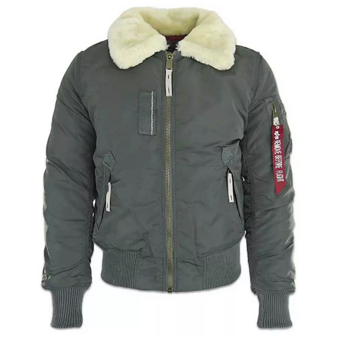 Alpha Industries B3 Fl Jacke S Greyblack günstig online kaufen