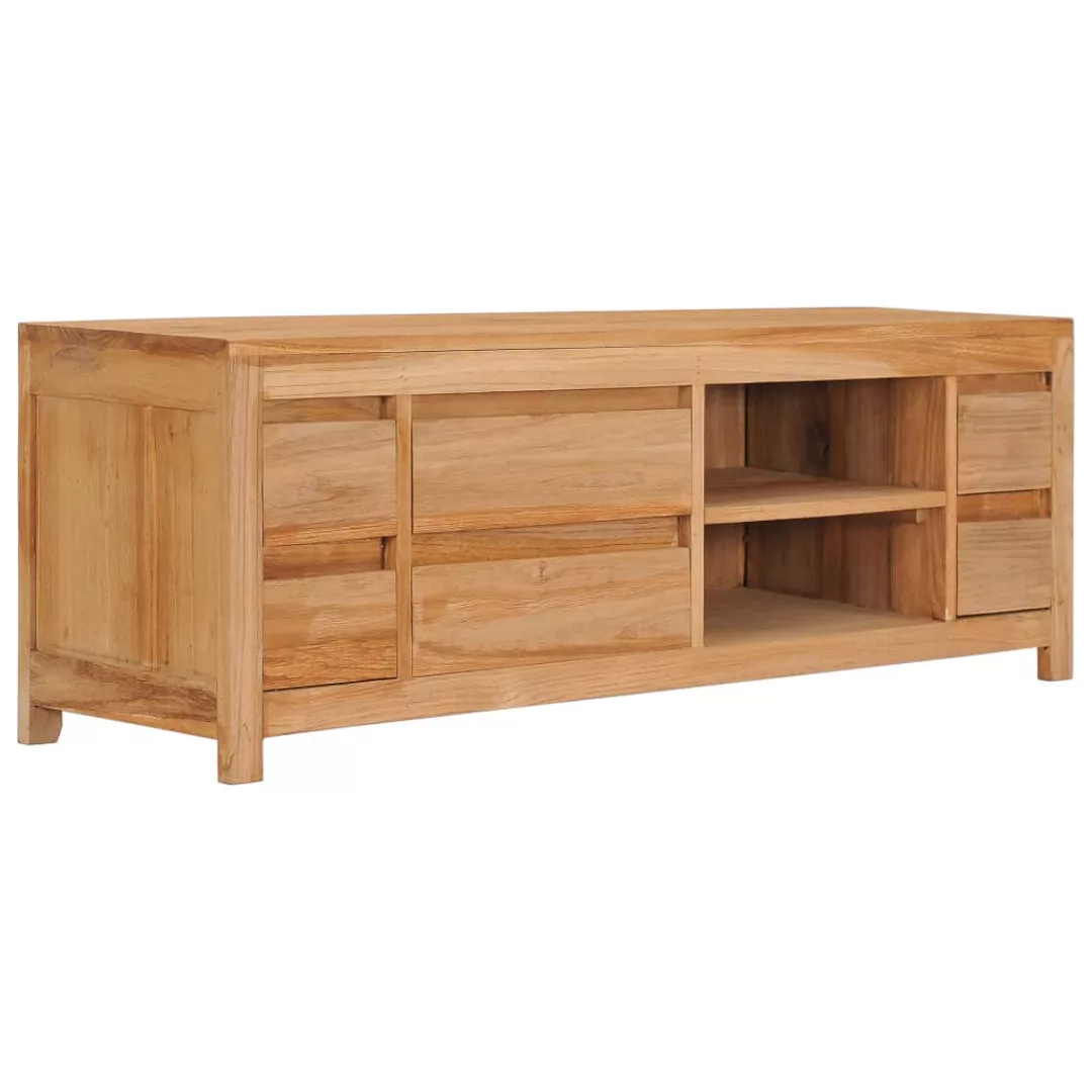 Tv-schrank 120×30×40 Cm Massivholz Teak günstig online kaufen