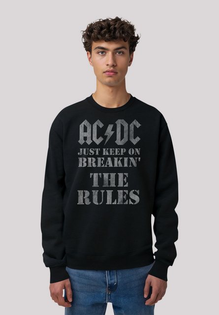 F4NT4STIC Sweatshirt AC/DC Just Keep On Breaking The Rules Premium Qualität günstig online kaufen