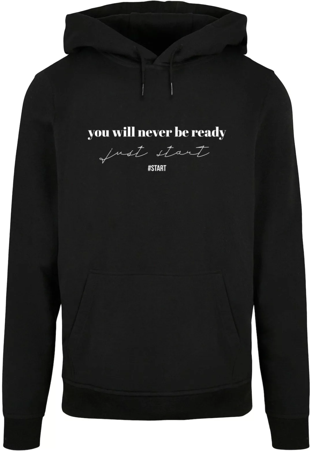 Merchcode Kapuzensweatshirt "Merchcode Herren Just Start Basic Hoody" günstig online kaufen