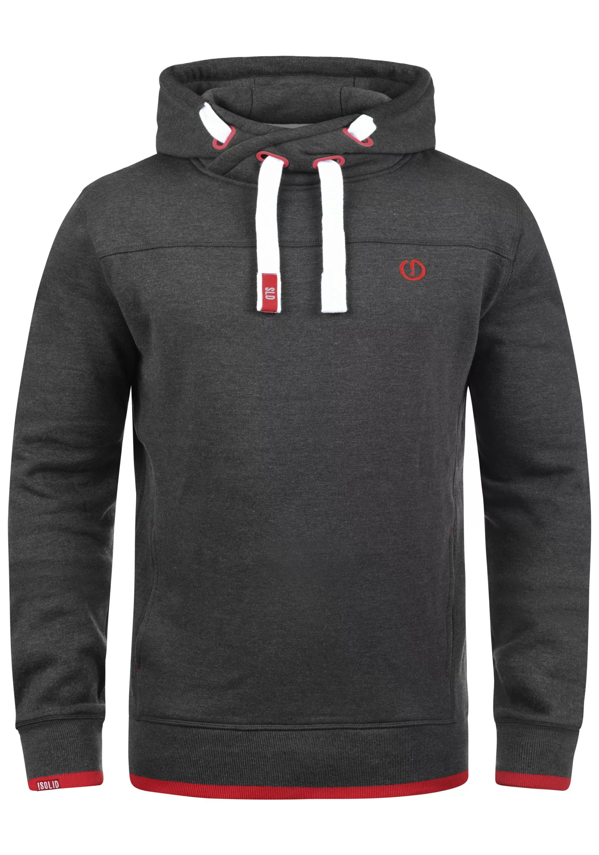 !Solid Hoodie SDBenjamin Hood Kapuzensweatshirt mit Cross-Over Kragen günstig online kaufen