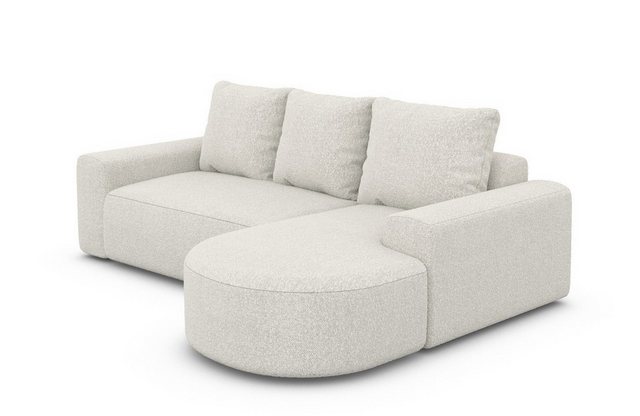 Sofa Dreams Ecksofa Stoff Ecksofa Gomera L Form kurz, Ottomane, Zierkissen, günstig online kaufen