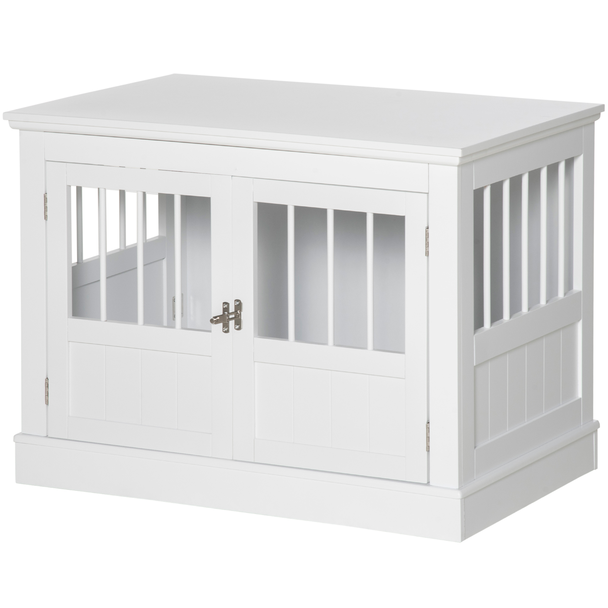 PawHut Hundekäfig, Möbel mit 3 Türen Hundehütte Hundebox für Zuhause Indoor günstig online kaufen