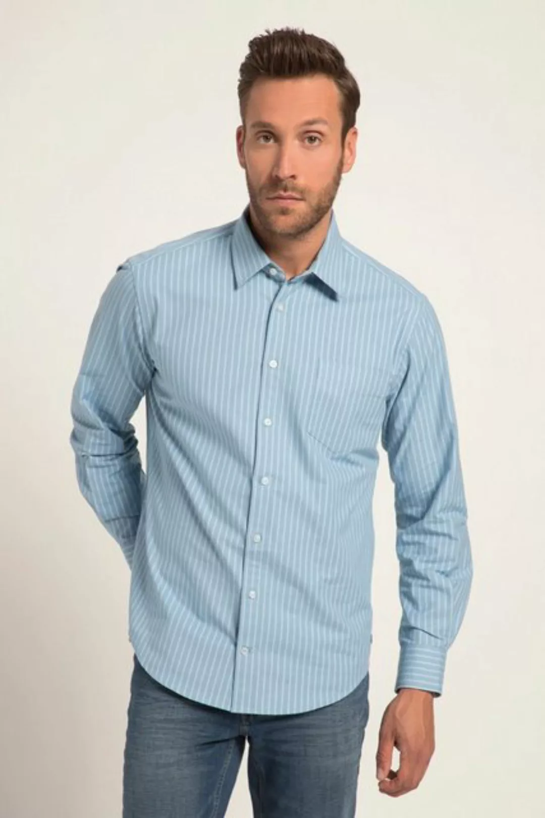 JP1880 Businesshemd Oxford-Hemd Langarm Buttondown-Kragen Modern Fit günstig online kaufen
