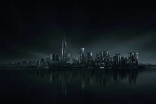 Papermoon Fototapete »Photo-Art MIGUEL ANGEL MARTIN, NEW YORK SKYLINE« günstig online kaufen