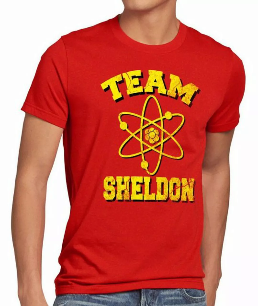 style3 Print-Shirt Herren T-Shirt Sheldon Team big theory atom bang cooper günstig online kaufen