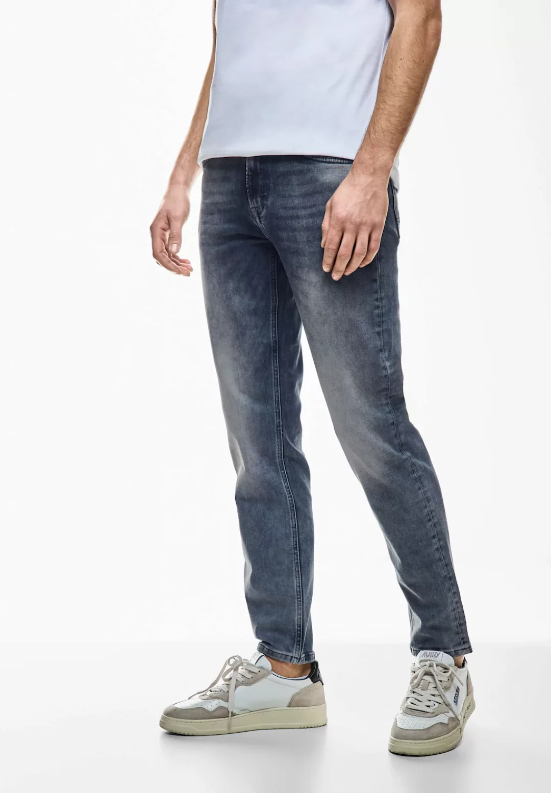 STREET ONE MEN Slim-fit-Jeans, Middle Waist günstig online kaufen