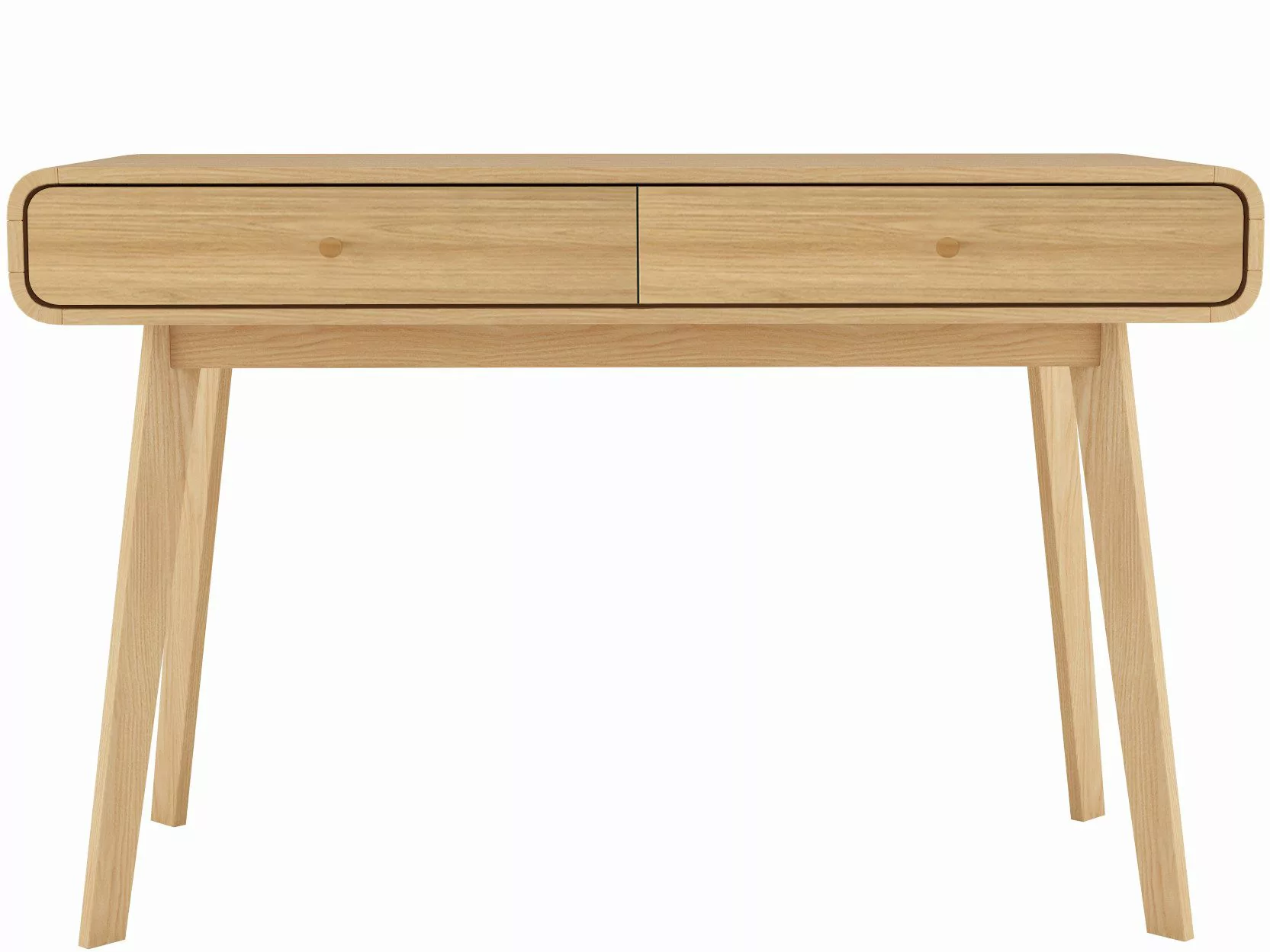 loft24 Schreibtisch Caitlin, 2 Schubladen Büro-/Computertisch, günstig online kaufen