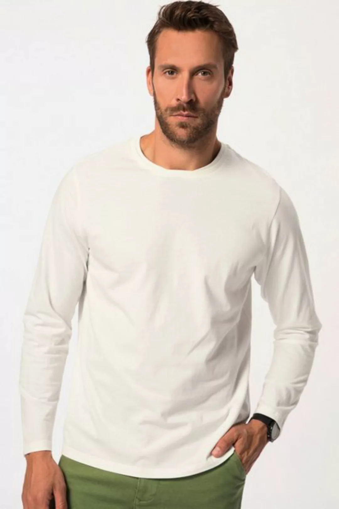 JP1880 T-Shirt Langarmshirt OEKO-TEX Doppel-Ausschnitt günstig online kaufen