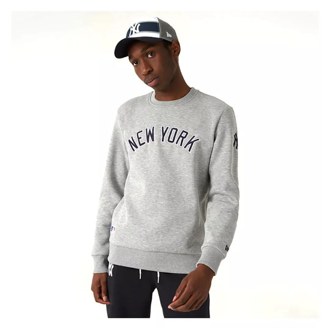 New Era Mlb Script Wordmark New York Yankees Sweatshirt XL Grey Medium günstig online kaufen