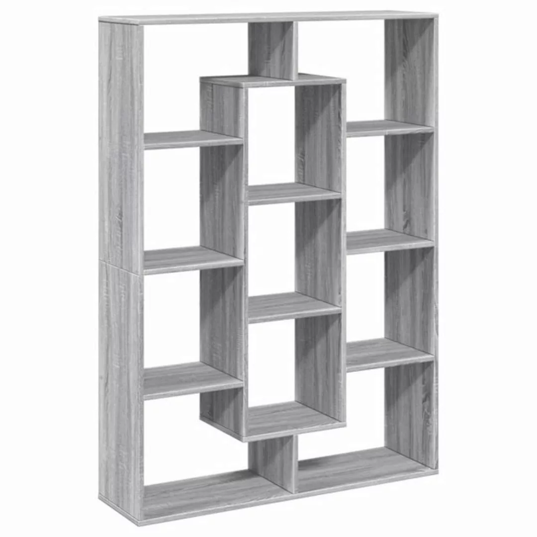 vidaXL Bücherregal Bücherregal Grau Sonoma 102x29x143 cm Spanplatte günstig online kaufen