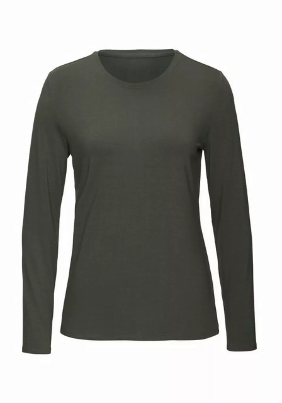 LASCANA Langarmshirt (1-tlg) aus weicher Viskose-Qualität günstig online kaufen