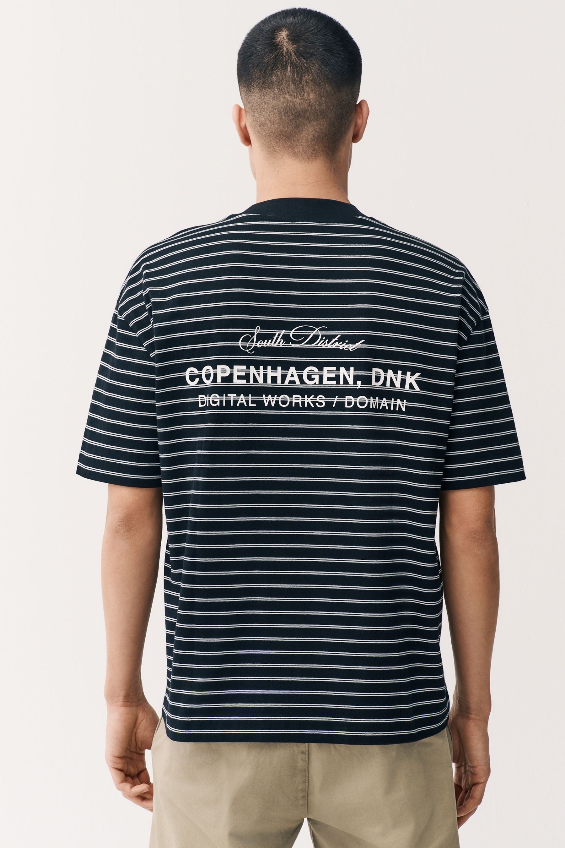 Next T-Shirt Gestreiftes T-Shirt 100 % Baumwolle günstig online kaufen