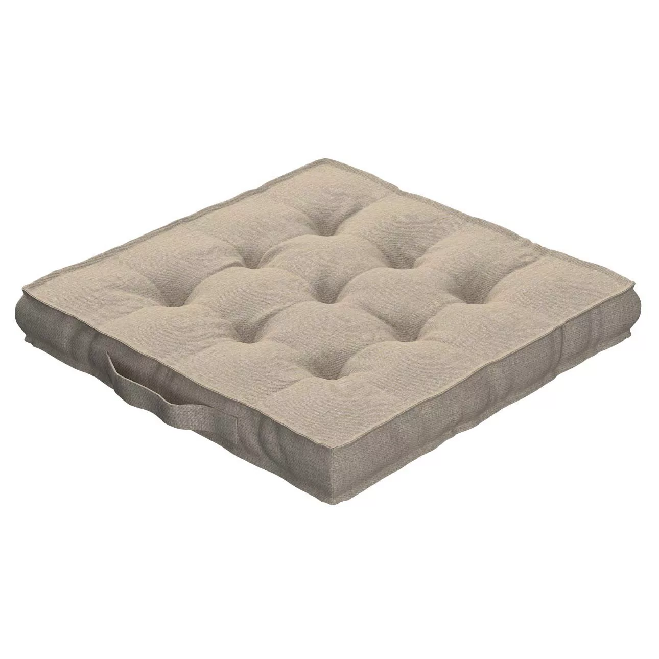 Sitzkissen Jacob mit Handgriff, beige, 50 x 50 x 10 cm, Edinburgh (115-78) günstig online kaufen