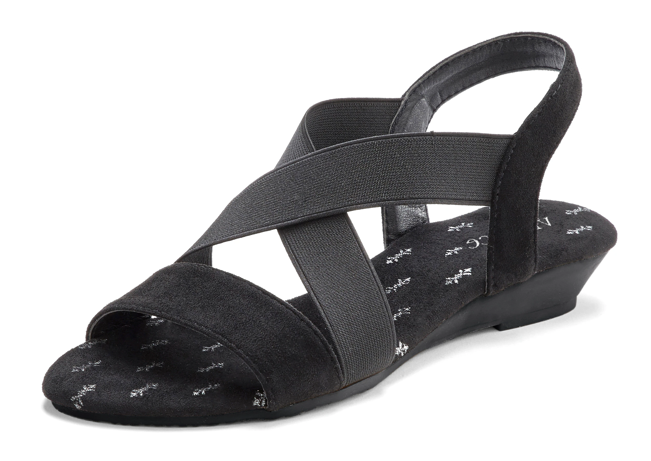 Vivance Sandalette "Sommerschuh", Sandale, Sommerschuh mit elastischen Riem günstig online kaufen