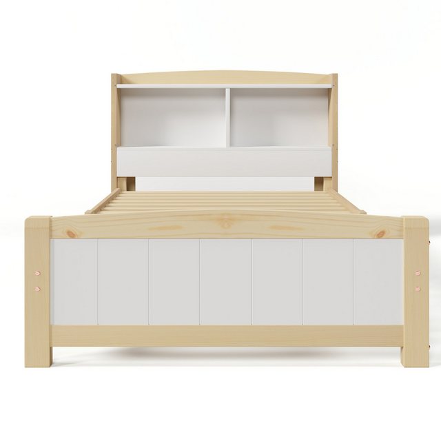 Gotagee Holzbett Massivholz Bettgestell Kinder/Jugendbett Doppelbett mit St günstig online kaufen