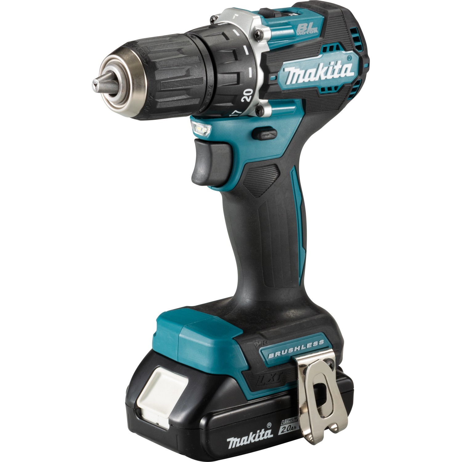 Makita Akku-Bohrschrauber DDF487RAJ inkl. 2 Ah Akkus mit Koffer günstig online kaufen