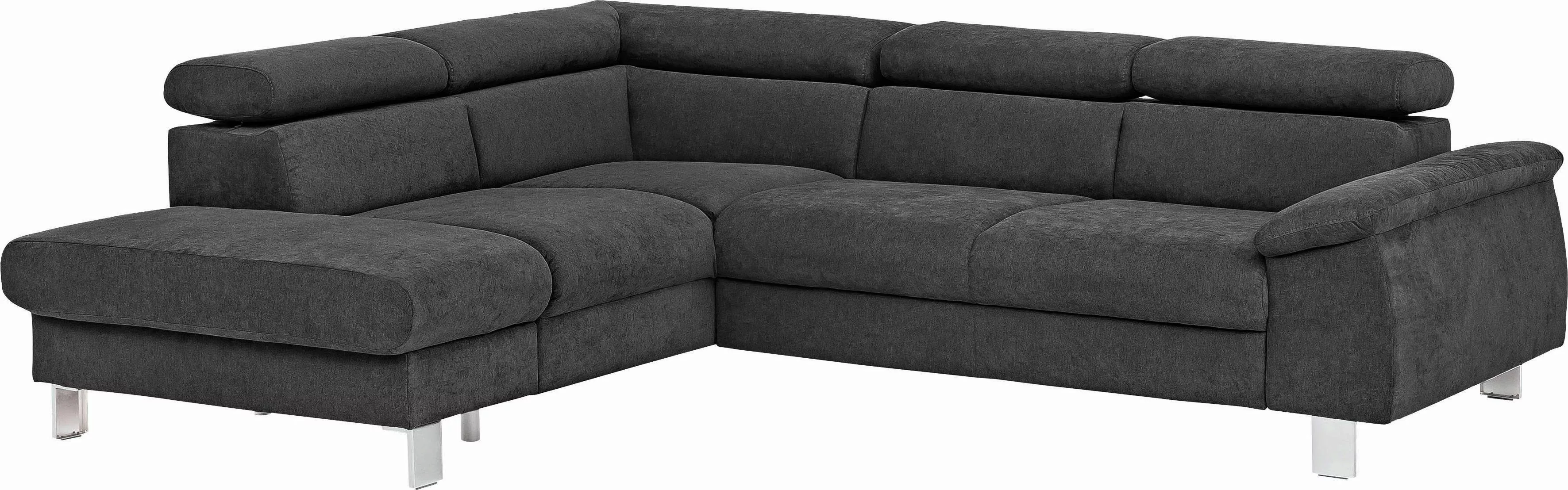 COTTA Ecksofa "Komaris L-Form mit Kopfteilverstellung", wahlweise mit Bettf günstig online kaufen