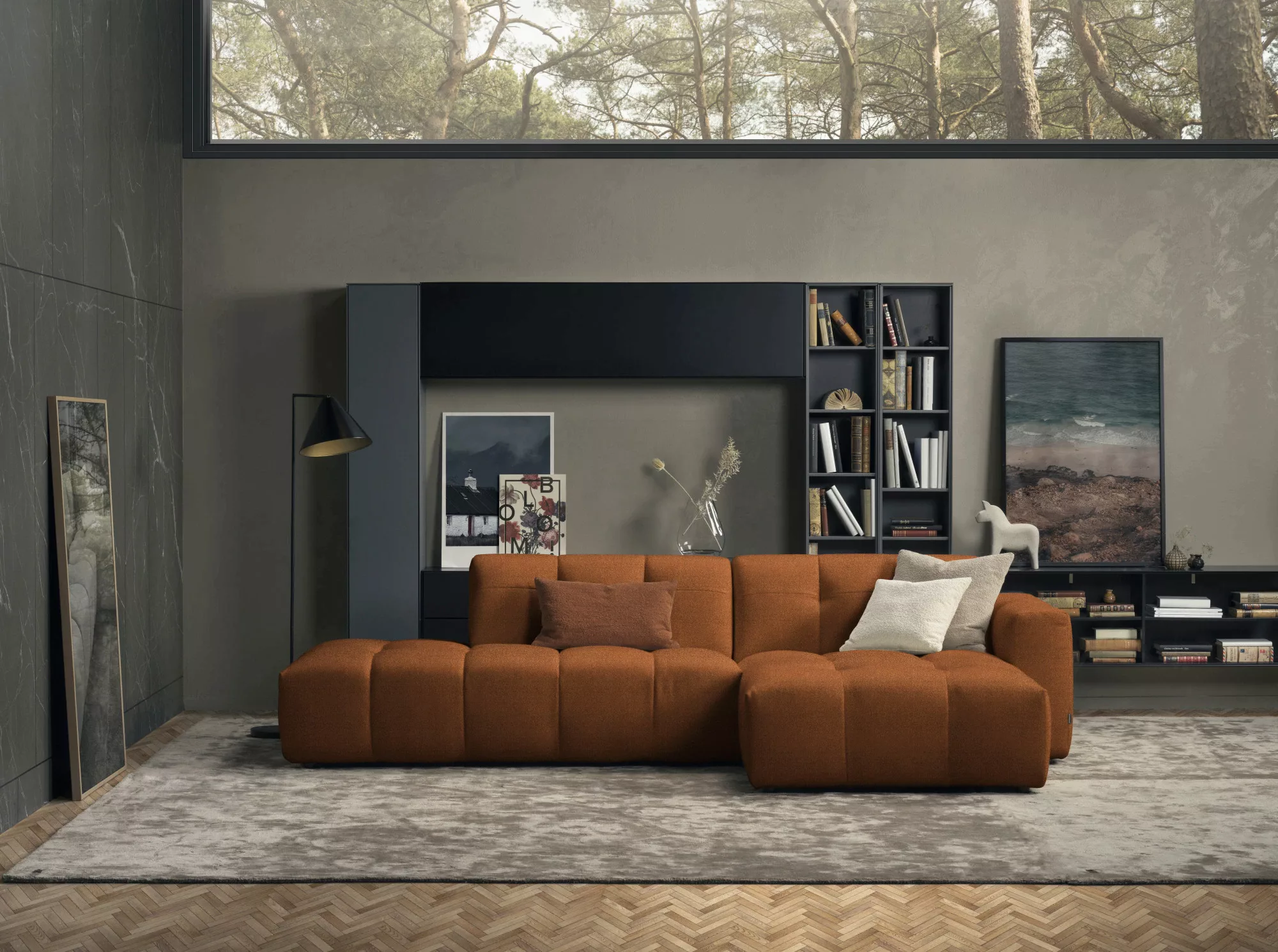 furninova Ecksofa »Chess, Designsofa mit sehr hohem Sitzkomfort, Eyecatcher günstig online kaufen