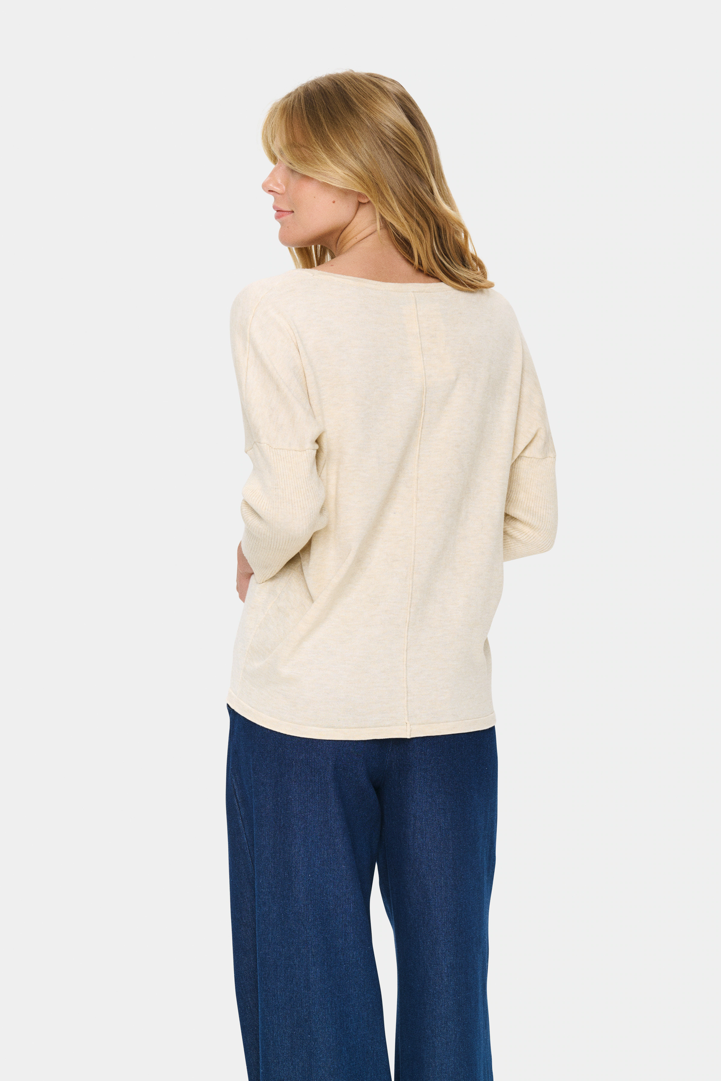 Saint Tropez Rundhalspullover "A2561, MilaSZ R-Neck" günstig online kaufen