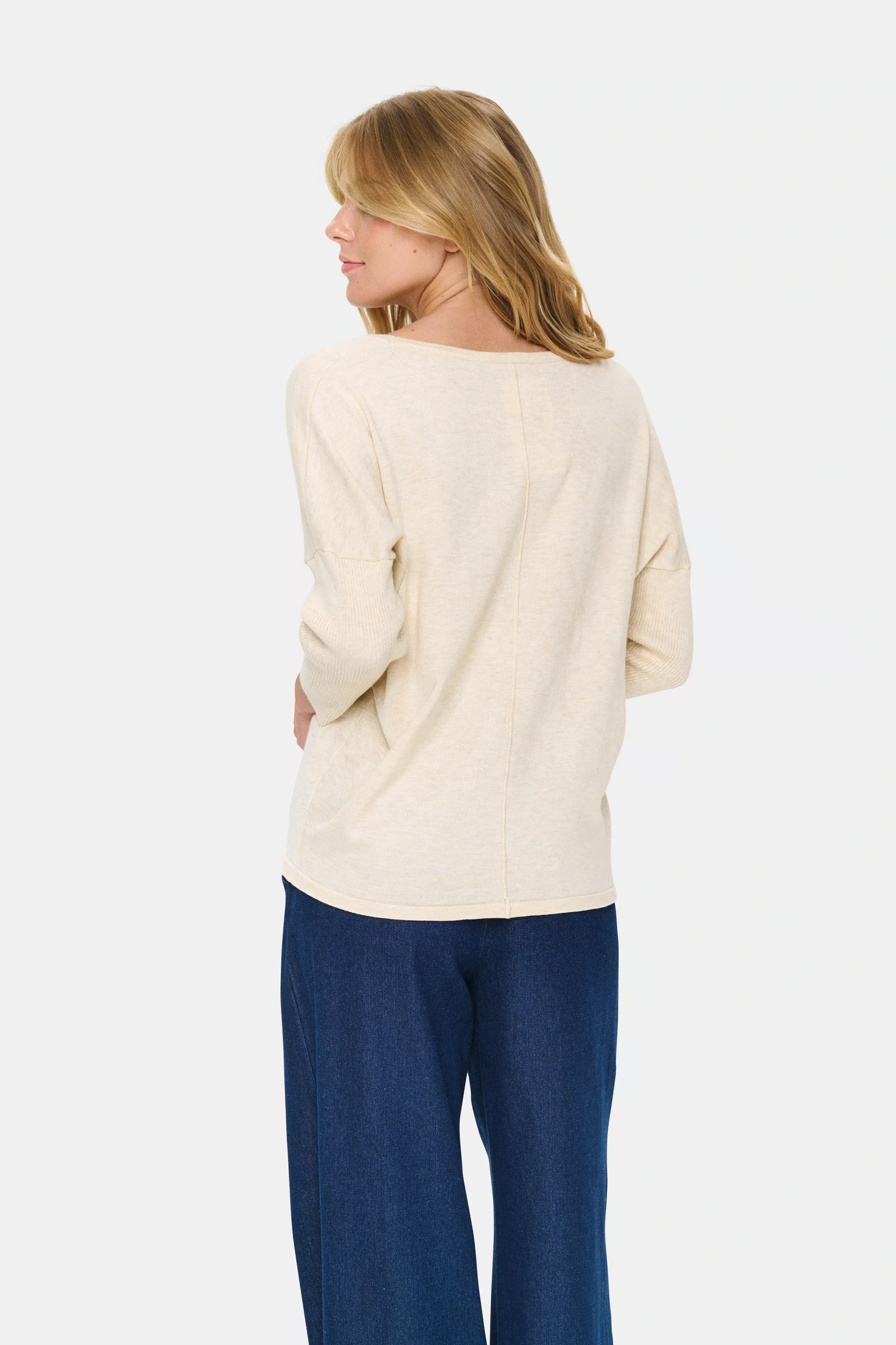 Saint Tropez Rundhalspullover "A2561, MilaSZ R-Neck" günstig online kaufen