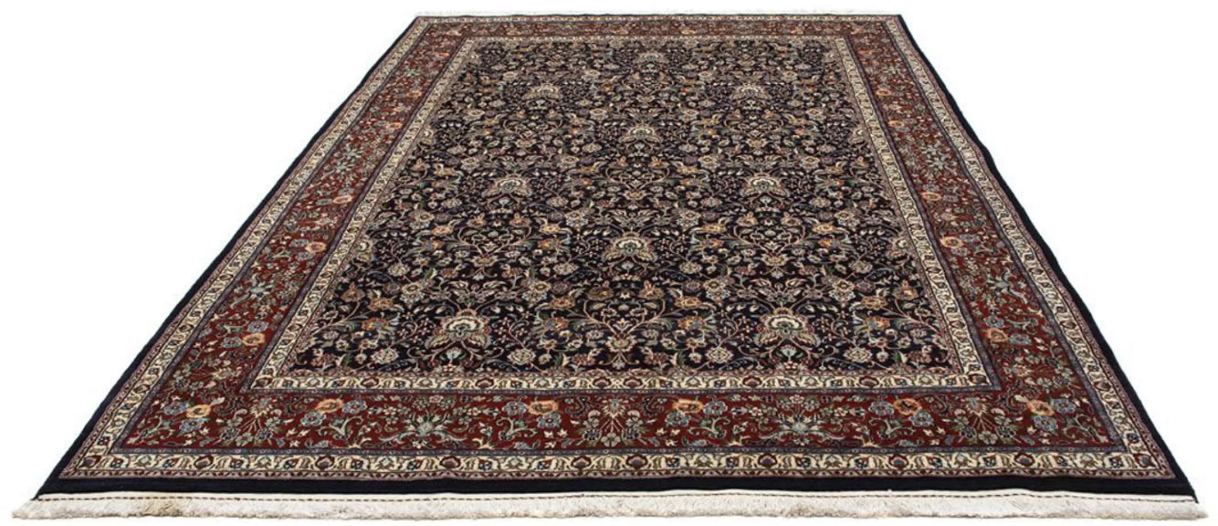 morgenland Wollteppich »Moud Blumenmuster Blu scuro 293 x 200 cm«, rechteck günstig online kaufen