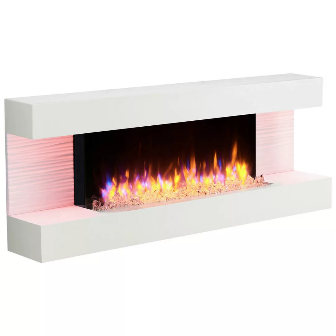 RICHEN Wandkamin Elektrischer-Kamin Hestia weiß MDF B/H/T: ca. 152x58,9x25 günstig online kaufen