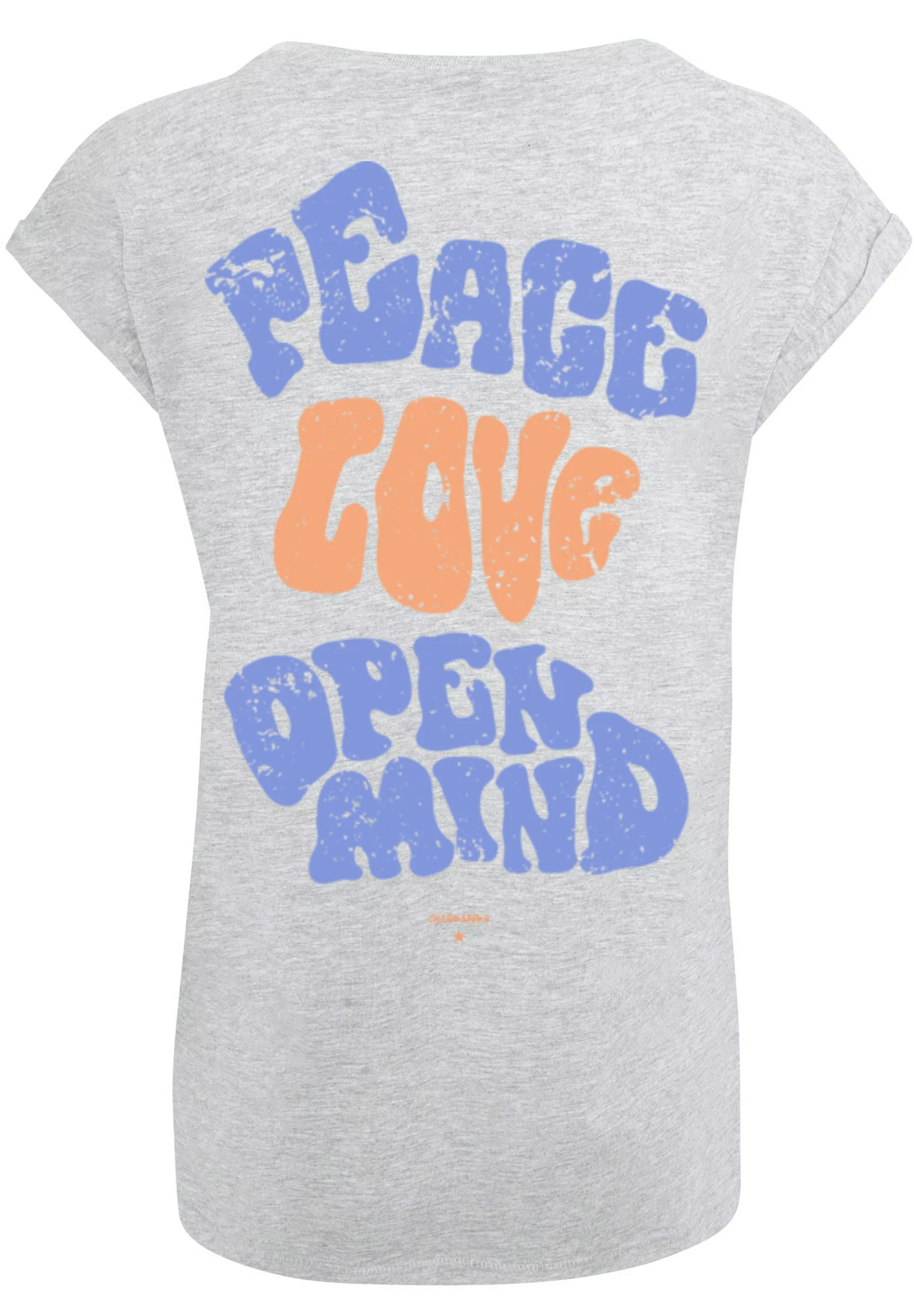 F4NT4STIC T-Shirt "Peace Love and Open Mind", Print günstig online kaufen