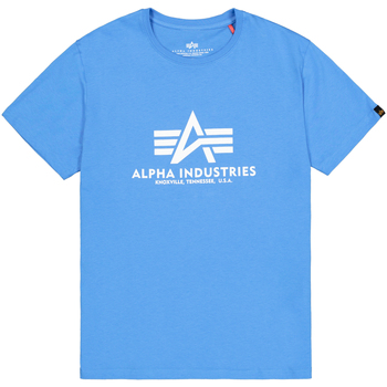 Alpha Industries  T-Shirts & Poloshirts Basic T-Shirt BL - mediteranian blu günstig online kaufen