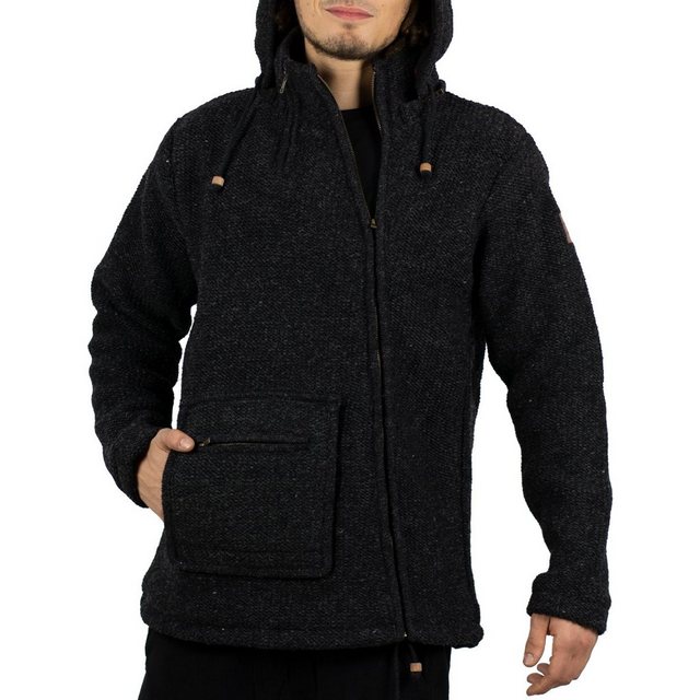 KUNST UND MAGIE Kapuzenstrickjacke Kunst & Magie Unisex Strick- Wolljacke a günstig online kaufen