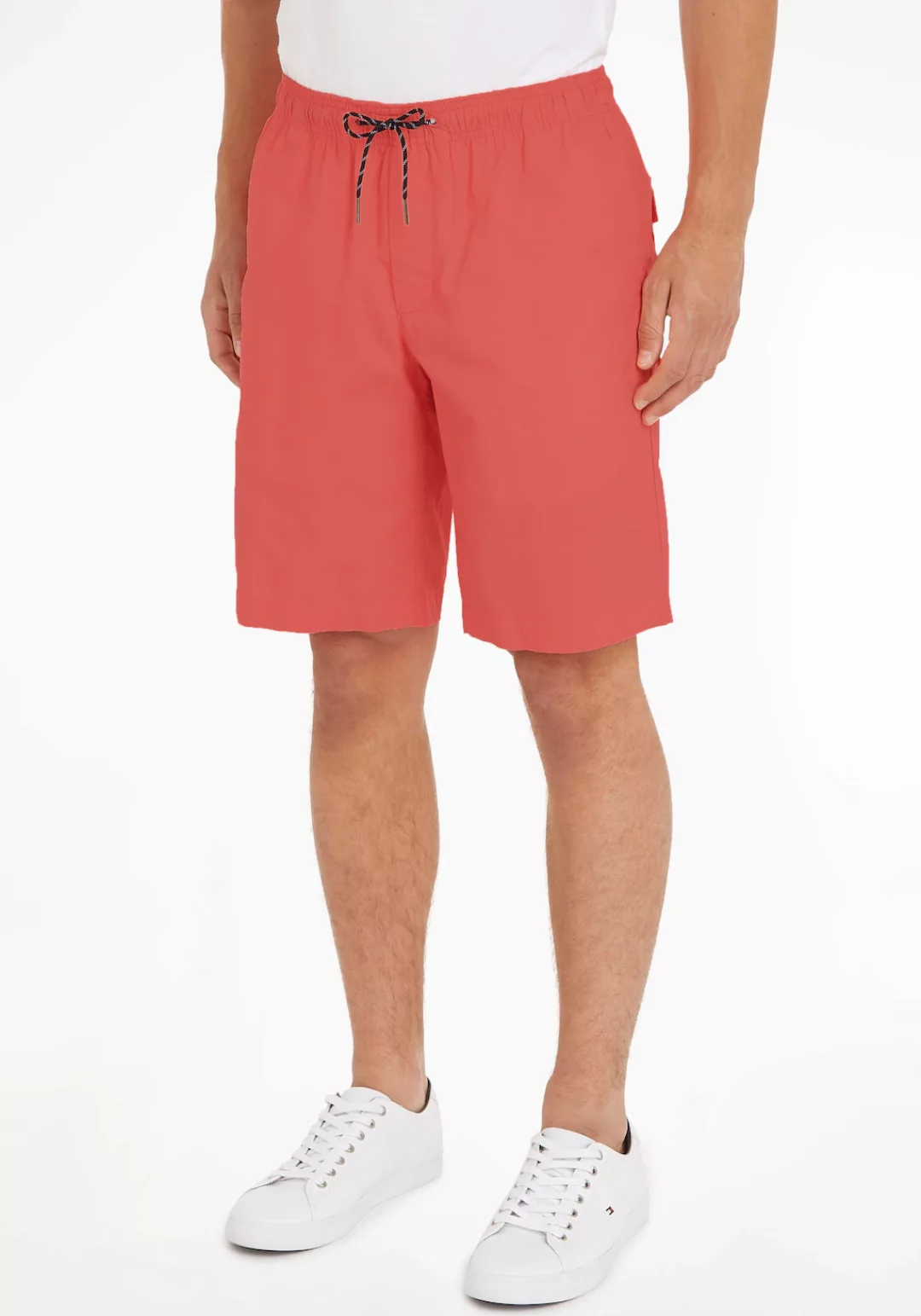 Tommy Hilfiger Stoffhose BROOKLYN PO POPLIN SHORT in schlichtem Design günstig online kaufen