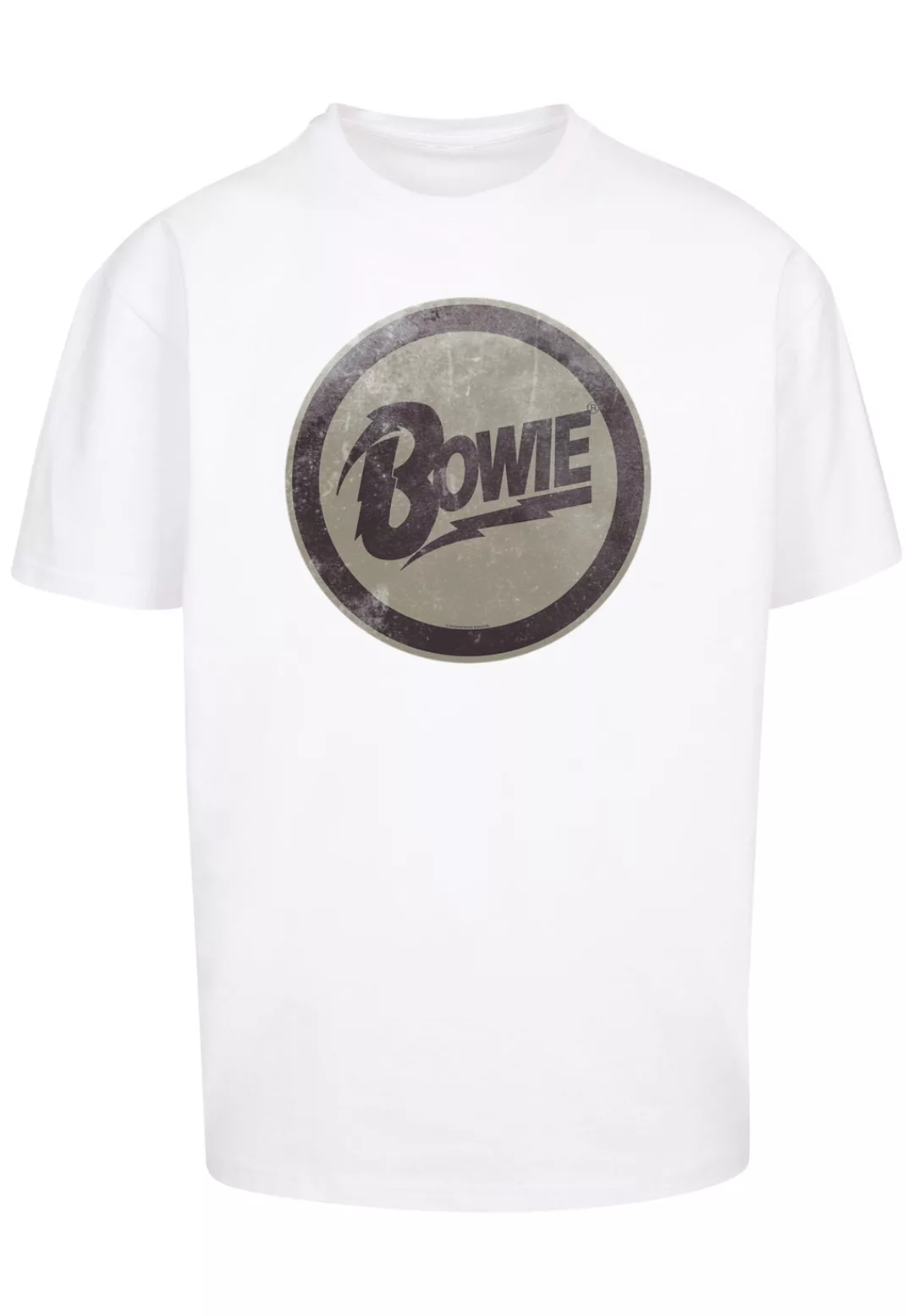 F4NT4STIC T-Shirt "David Bowie Rock Music Band Circle Logo", Print günstig online kaufen