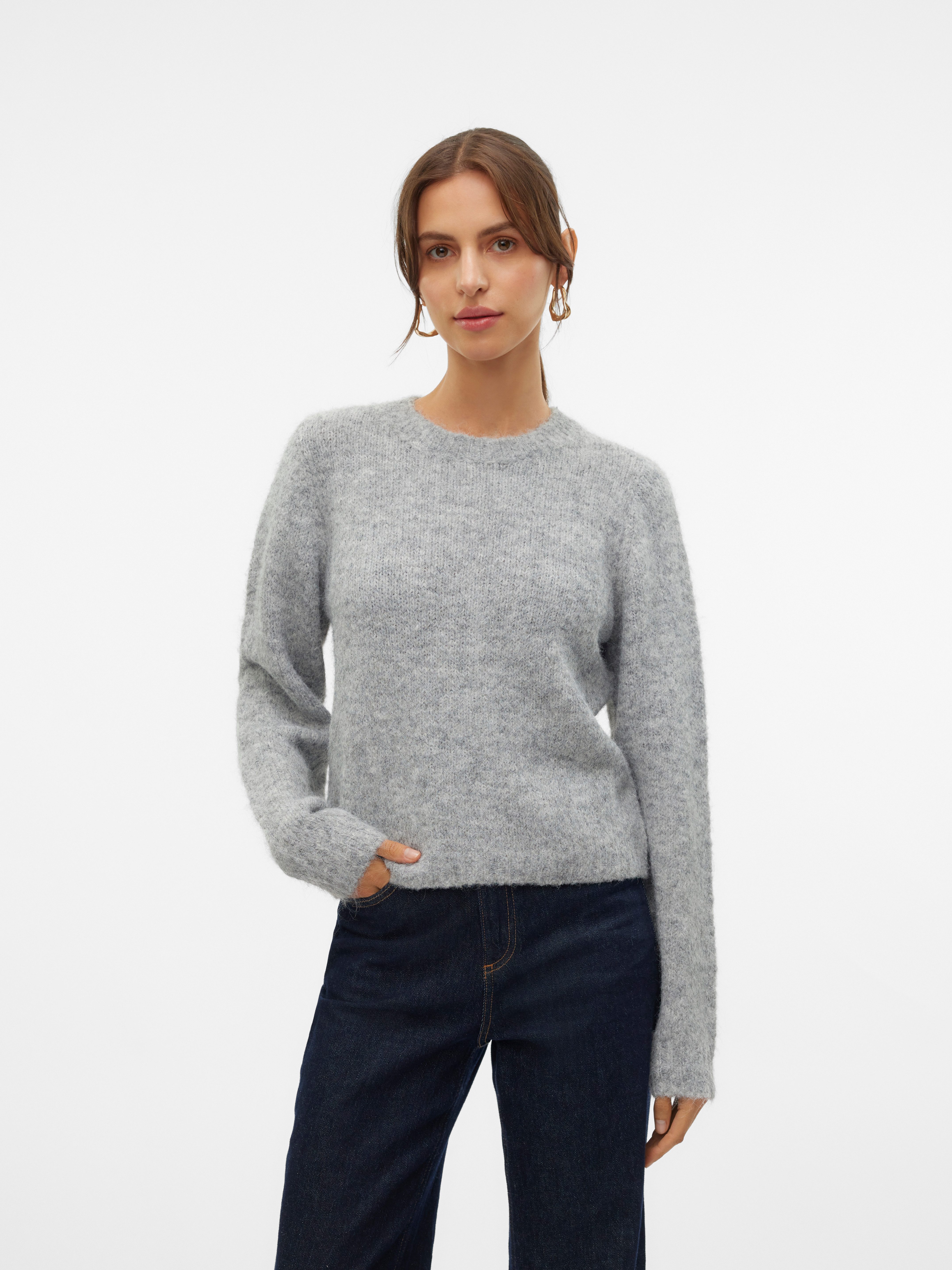 Vero Moda Strickpullover VMNOVAH LS O-NECK günstig online kaufen