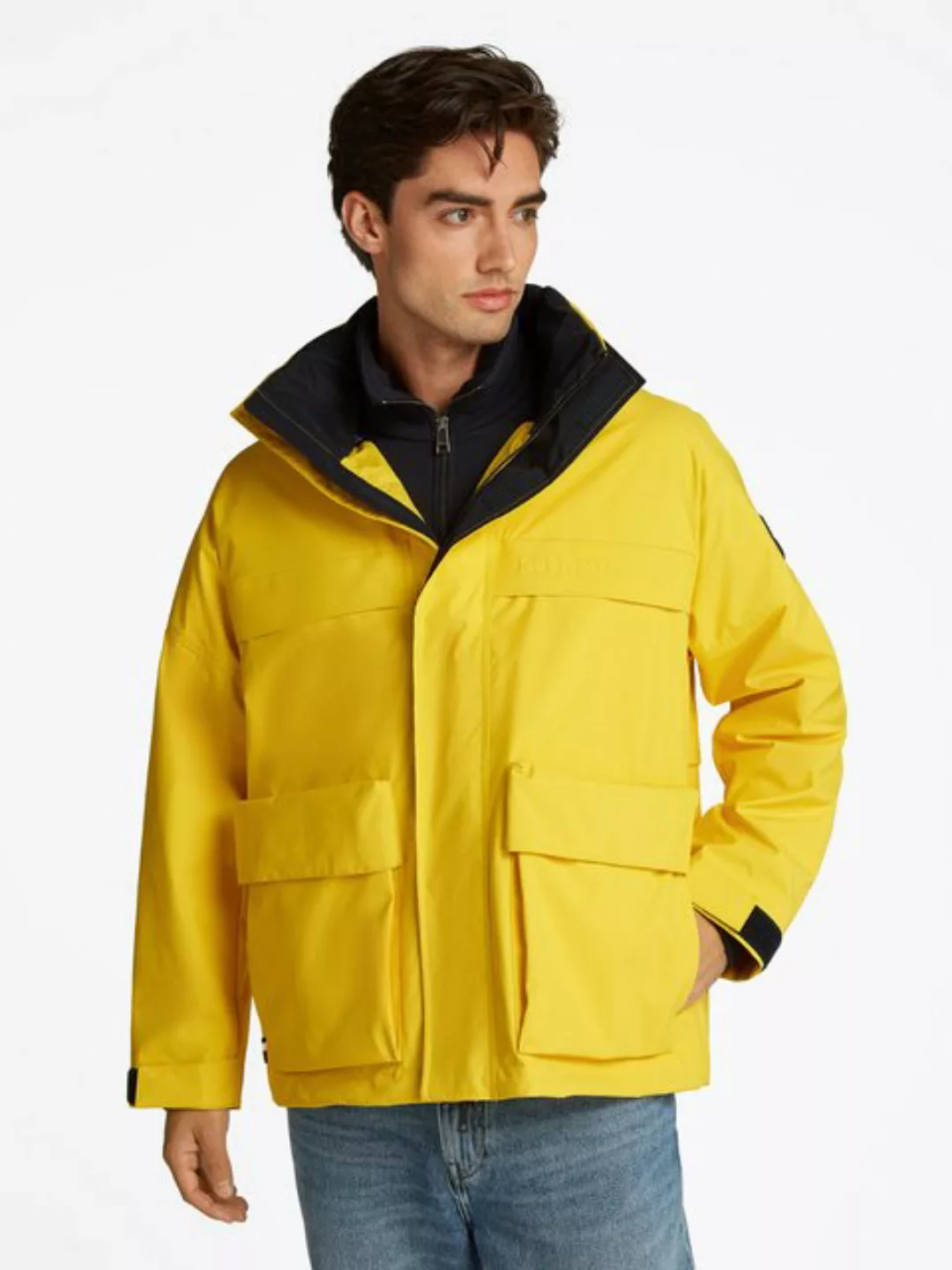 Tommy Hilfiger Outdoorjacke REGATTA MID LENGTH JACKET verstaubare Kapuze mi günstig online kaufen