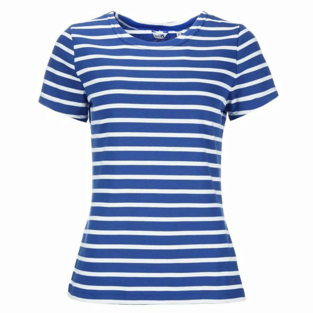 modAS Rundhalsshirt Bretonisches Damenshirt T-Shirt mit Streifen aus Baumwo günstig online kaufen